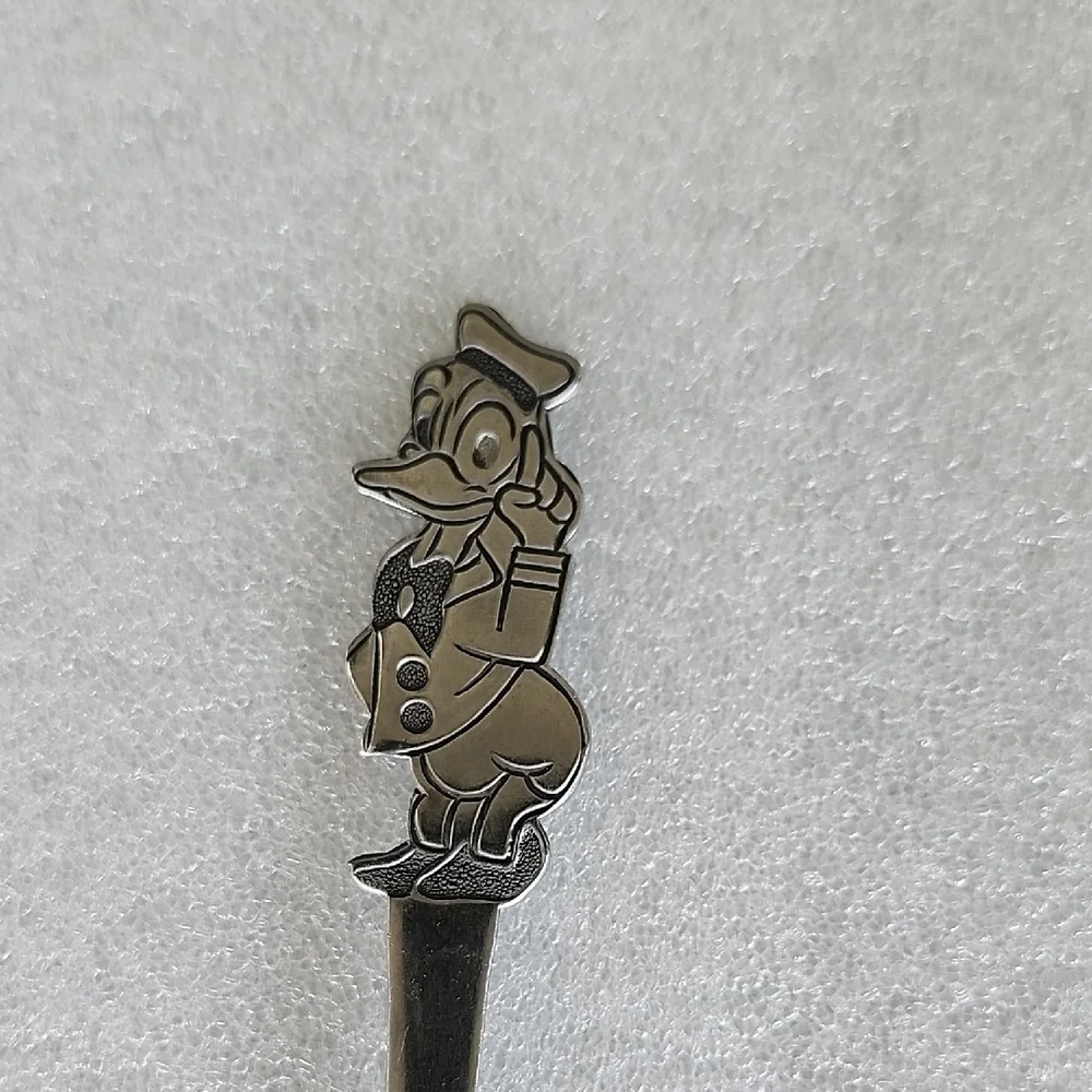 Vintage Walt Disney Donald Duck Character Spoon Stainless Steel Japan